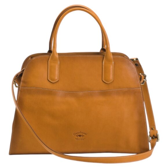 Cavalcanti Handbags - CAVALCANTI Made In Italy Leather Top Handle Belted Satchel
